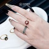  Nhẫn Kim Điếu Hoàng Tâm Các Màu Cho Các Mệnh KT: 9x4ly Vàng Trang Sức VIP (Không Kén Mệnh) 