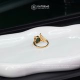  Nhẫn Hồ Thiên Vũ Bảo Ngọc Bích Canada Thiết Kế Độc Quyền Vàng 10K VIP (Không Kén Mệnh) 