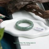  Vòng Khối Ngọc Cẩm Thạch (Phỉ Thúy) Thu Hương Cao Cấp Bản Hẹ 13.2x8.2 Ni 52.2mm (Không Kén Mệnh) 