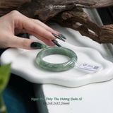  Vòng Khối Ngọc Cẩm Thạch (Phỉ Thúy) Thu Hương Cao Cấp Bản Hẹ 13.2x8.2 Ni 52.2mm (Không Kén Mệnh) 