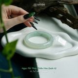  Vòng Khối Phỉ Thúy Phiêu Hoa Bản Hẹ 11.7x7.4 Ni 55.8mm (Không Kén Mệnh) 