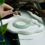  Vòng Khối Phỉ Thúy Phiêu Hoa Bản Hẹ 11.7x7.4 Ni 55.8mm (Không Kén Mệnh) 