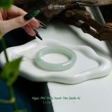 Vòng Khối Ngọc Phỉ Thúy Táo Xanh Cao Cấp Bản Hẹ 11.7x7.4 Ni 55.8mm (Không Kén Mệnh) 