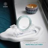  Vòng Khối Ngọc Phỉ Jade A Băng Hoa Lam Thiên Cao Cấp Bản Hẹ ni 50.8-57 (Không Kén Mệnh) 