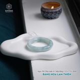  Vòng Khối Ngọc Phỉ Jade A Băng Hoa Lam Thiên Cao Cấp Bản Hẹ ni 50.8-57 (Không Kén Mệnh) 