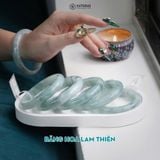  Vòng Khối Ngọc Phỉ Jade A Băng Hoa Lam Thiên Cao Cấp Bản Hẹ ni 50.8-57 (Không Kén Mệnh) 