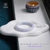  Vòng Khối Ngọc Phỉ Thúy Jade A Tím Tử La Lan Cao Cấp Bản Hẹ 10.8 x 8.4 x 58.7 (Không Kén Mệnh) 2523982 