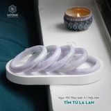  Vòng Khối Ngọc Phỉ Thúy Jade A Tím Tử La Lan Cao Cấp ni 53.8 - 58.7 (Không Kén Mệnh) 