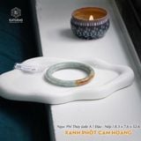  Vòng Khối Ngọc Thu Hương Điểm Hoàng Phỉ Cao Cấp Bản Đũa 8.3x7.6 Ni 52.6mm (Không Kén Mệnh) 