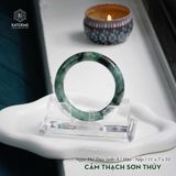  Vòng Khối Ngọc Cẩm Thạch Sơn Thủy Jade A Cao Cấp Bản Đũa 11 x 7 x 53 (Không Kén Mệnh) 