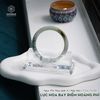  Vòng Khối Ngọc Lục Hoa Bay Điểm Hoàng Phỉ Cao Cấp Bản Đũa 7.5x7 Ni 53mm (Không Kén Mệnh) S549539 