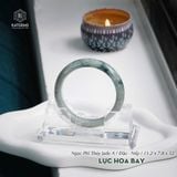  Vòng Khối Ngọc Lục Hoa Bay Cao Cấp Bản Hẹ 11.2x7.8x52 (Không Kén Mệnh) 