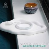  Vòng Khối Phỉ Thúy Bạch Nguyệt Quang (Bạch Ngọc) Bản Đũa 8.2x8.2x53.6 (Không Kén Mệnh) 