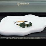  Vòng Dây Cáp Ngọc Bích Canada Lu Thống Chạm Kim Tiền Mix Hồ Ly Chúa VIP (Không Kén Mệnh) 260525-3 