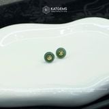  Khuyên Tai Kim Điếu Hoàng Tâm Lam Ngọc (Không Kén Mệnh) 