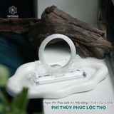  Vòng Khối Ngọc Phỉ Thúy Phúc Lộc Thọ Cao Cấp Bản Hẹ 13.2 x 7.6 x 53.8 (Không Kén Mệnh) 