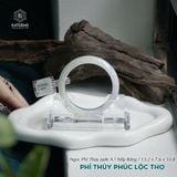  Vòng Khối Ngọc Phỉ Thúy Phúc Lộc Thọ Cao Cấp Bản Hẹ 13.2 x 7.6 x 53.8 (Không Kén Mệnh) 