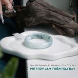  * Vòng Khối Ngọc Phỉ Thúy Lam Thiên Hoa Bay Cao Cấp Bản Hẹ 12.9 x 7.7 x 54.4 (Không Kén Mệnh) 