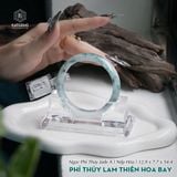 * Vòng Khối Ngọc Phỉ Thúy Lam Thiên Hoa Bay Cao Cấp Bản Hẹ 12.9 x 7.7 x 54.4 (Không Kén Mệnh) 