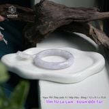  Vòng Khối Ngọc Phỉ Thúy Jade A Tím Tử La Lan - Xuân Đới Tài Cao Cấp Bản Hẹ 12 x 9.1 x 55.8 (Không Kén Mệnh) 2525556 
