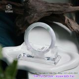  Vòng Khối Ngọc Phỉ Thúy Jade A Tím Tử La Lan - Xuân Đới Tài Cao Cấp Bản Hẹ 12.1 x 8.4 x 58.4 (Không Kén Mệnh) 