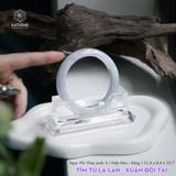  Vòng Khối Ngọc Phỉ Thúy Jade A Tím Tử La Lan - Xuân Đới Tài Cao Cấp Bản Hẹ 12.4 x 8.4 x 55.7 (Không Kén Mệnh) 