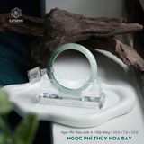  Vòng Khối Ngọc Phỉ Thúy Hoa Bay Cao Cấp Bản Hẹ 10.8 x 7.6 x 55.6 (Không Kén Mệnh) 