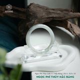  Vòng Khối Ngọc Phỉ Thúy Hắc Băng Bản Đũa 8.6 x 8.8 x 54 (Không Kén Mệnh) 