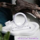  Vòng Khối Ngọc Phỉ Thúy Jade A Tím Tử La Lan - Xuân Đới Tài Cao Cấp Bản Hẹ 11.2 x 7.3 x 53.7 (Không Kén Mệnh) 