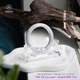  Vòng Khối Ngọc Phỉ Thúy Jade A Tím Tử La Lan - Xuân Đới Tài Cao Cấp Bản Hẹ 12.2 x 8.4 x 55.8 (Không Kén Mệnh) 