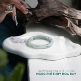  Vòng Khối Ngọc Phỉ Thúy Hoa Bay Cao Cấp Bản Hẹ 8.3 x 7.2 x 50.6 (Không Kén Mệnh) 
