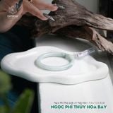  Vòng Khối Ngọc Phỉ Thúy Hoa Bay Cao Cấp Bản Đũa 7.5 x 7.5 x 53.8 (Không Kén Mệnh) 