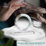  Vòng Khối Ngọc Phỉ Thúy Hoa Bay Điểm Hoàng Phỉ Phớt Tím Cao Cấp Bản Đũa 10.3 x 10.3 x 53 (Không Kén Mệnh) 
