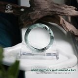  Vòng Khối Ngọc Phỉ Thúy Mặc Ảnh Hoa Bay Type B Bản Hẹ 12 x 8 x 53 (Không Kén Mệnh) 