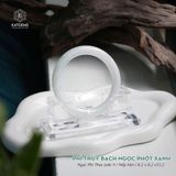  Vòng Khối Phỉ Thúy Bạch Ngọc Phớt Xanh Cao Cấp Bản Đũa 8.2 x 8.2 x 53.2 (Không Kén Mệnh) 