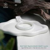  Vòng Khối Phỉ Thúy Bạch Ngọc Phớt Xanh Cao Cấp Bản Đũa 8.6 x 8.6 x 50.8 (Không Kén Mệnh) 