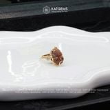  Nhẫn Tỳ Hưu Đại Cát Đá Thạch Anh Tóc Đỏ Thiên Nhiên Vàng Trang Sức (Hỏa, Thổ) - Thiết Kế Độc Quyền 