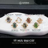  Nhẫn Tỳ Hưu Đại Cát Đá Ngọc Theo Mệnh Vàng Trang Sức - Thiết Kế Độc Quyền 