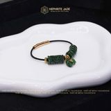  Vòng Dây Cáp Ngọc Bích Canada Vip Ngũ Điếu, Túi Tiền, Lu Thống Chạm Kim Tiền (Không Kén Mệnh) 