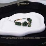  Vòng Dây Cáp Ngọc Bích Canada Vip Ngũ Điếu Mix Hồ Ly, Túi Tiền Lu Thống, Cỏ 4 Lá (Không Kén Mệnh) 