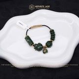  Vòng Dây Cáp Ngọc Bích Canada Vip Ngũ Điếu Mix Hồ Ly, Túi Tiền Lu Thống, Cỏ 4 Lá (Không Kén Mệnh) 