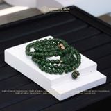  Vòng Chuỗi Cuốn 5 Ngọc Bích Canada Cao Cấp Vip 6Ly Mix Bà Hồ Ly Chúa, Cỏ 4 Lá, Túi Tiền (Không Kén Mệnh) 