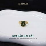 Nhẫn Túi Tiền Kim Bảo Đại Cát Ngọc Bích Canada Vip ( Không Kén Mệnh ) 