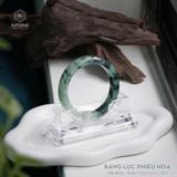  Vòng Khối Ngọc Phỉ Thúy Jade A Băng Lục Phiêu Hoa Cao Cấp Bản Hẹ 12.8 x 8.5 x 54.3 (Không Kén Mệnh) 