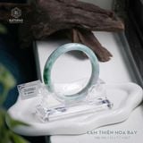 Vòng Khối Ngọc Phỉ Thúy Lam Thiên Hoa Bay Cao Cấp Bản Hẹ 12 x 7.7 x 60.7 (Không Kén Mệnh) 