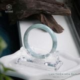  Vòng Khối Ngọc Phỉ Thúy Lam Thiên Hoa Bay Cao Cấp Bản Hẹ 12 x 7.7 x 60.7 (Không Kén Mệnh) 
