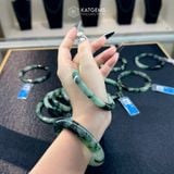  Vòng Khối Ngọc Cẩm Thạch Sơn Thủy Type B Bản Vuông 6-7li Ni 51-55 Giá 6.888.000đ - 7.979.000đ 