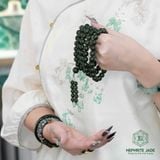  Chuỗi Tràng Hạt Ngọc Bích Canada 10li 108 Hạt VIP (Không Kén Mệnh) 