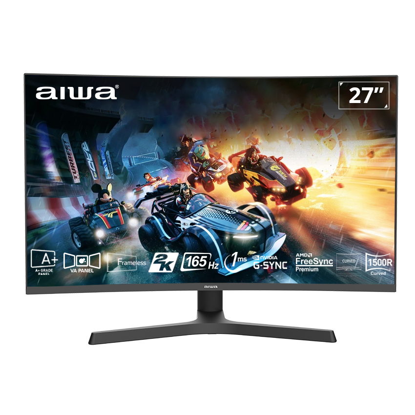  Màn hình AIWA MZ270G-Y 27inch 165Hz VA 2K 1ms 