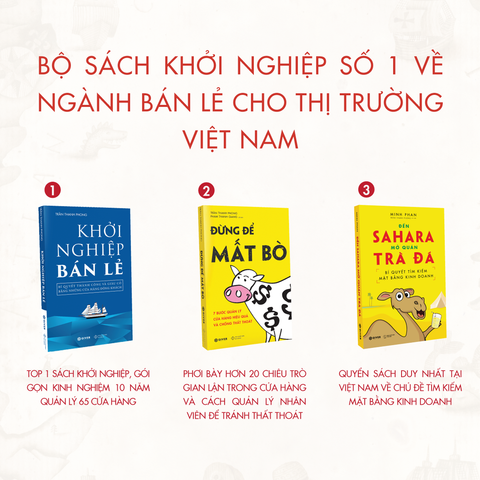Combo Khởi Nghiệp Bán Lẻ - Bí Quyết Thành Công Và Giàu Có Bằng Những Cửa Hàng Đông Khách